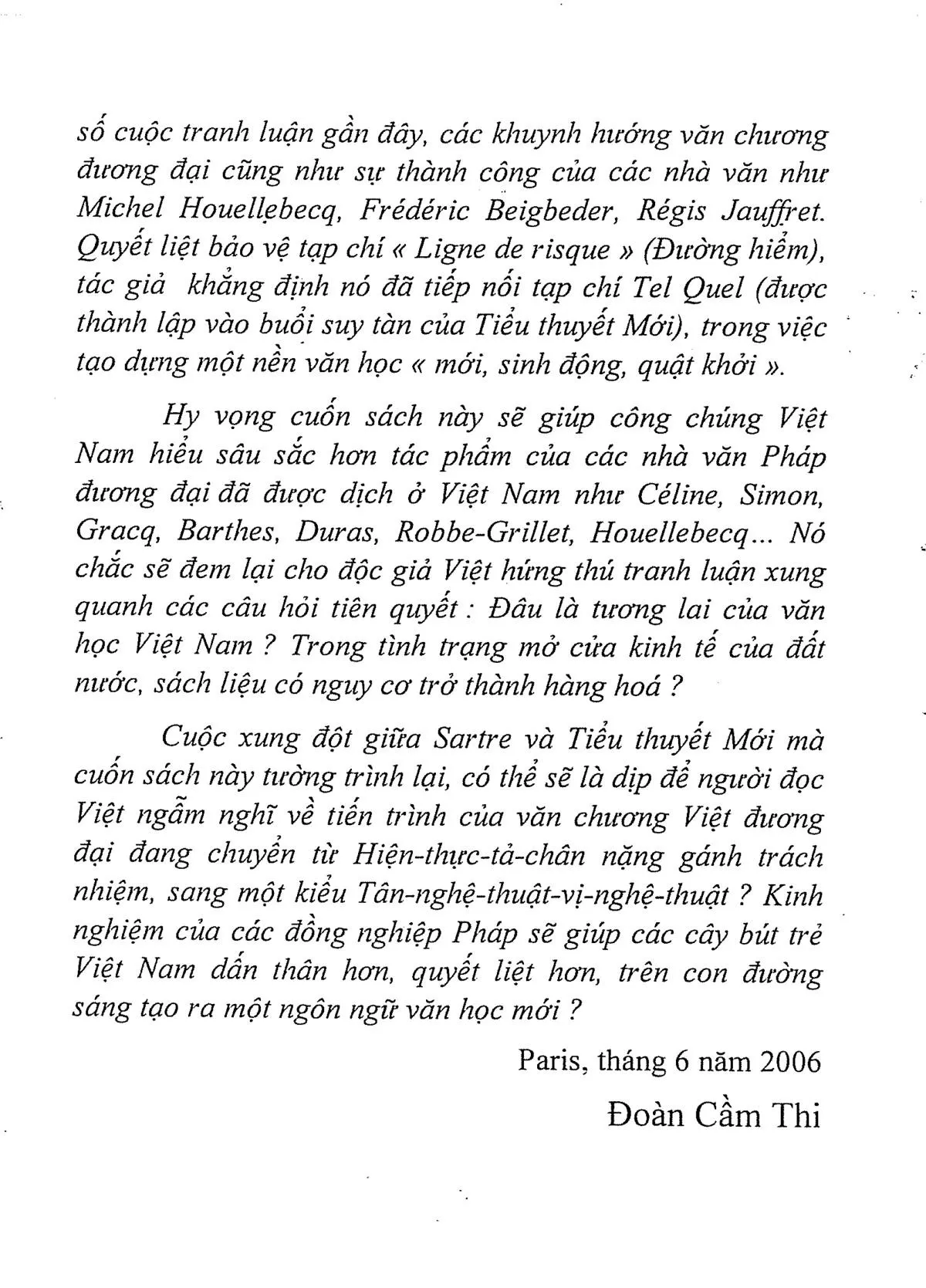 Mục lục chi tiết trang 2 sách Tương lai văn học