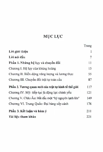 Trang bìa chính thức sách Kinh tế thế giới sau khủng hoảng hệ lụy và triển vọng