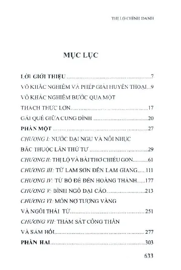 Trang bìa chính thức sách Thị Lộ chính danh