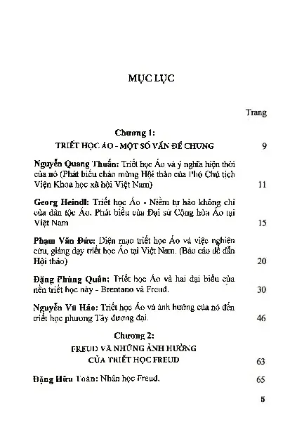 Trang bìa chính thức sách Triết học Áo và ý nghĩa hiện thời của nó