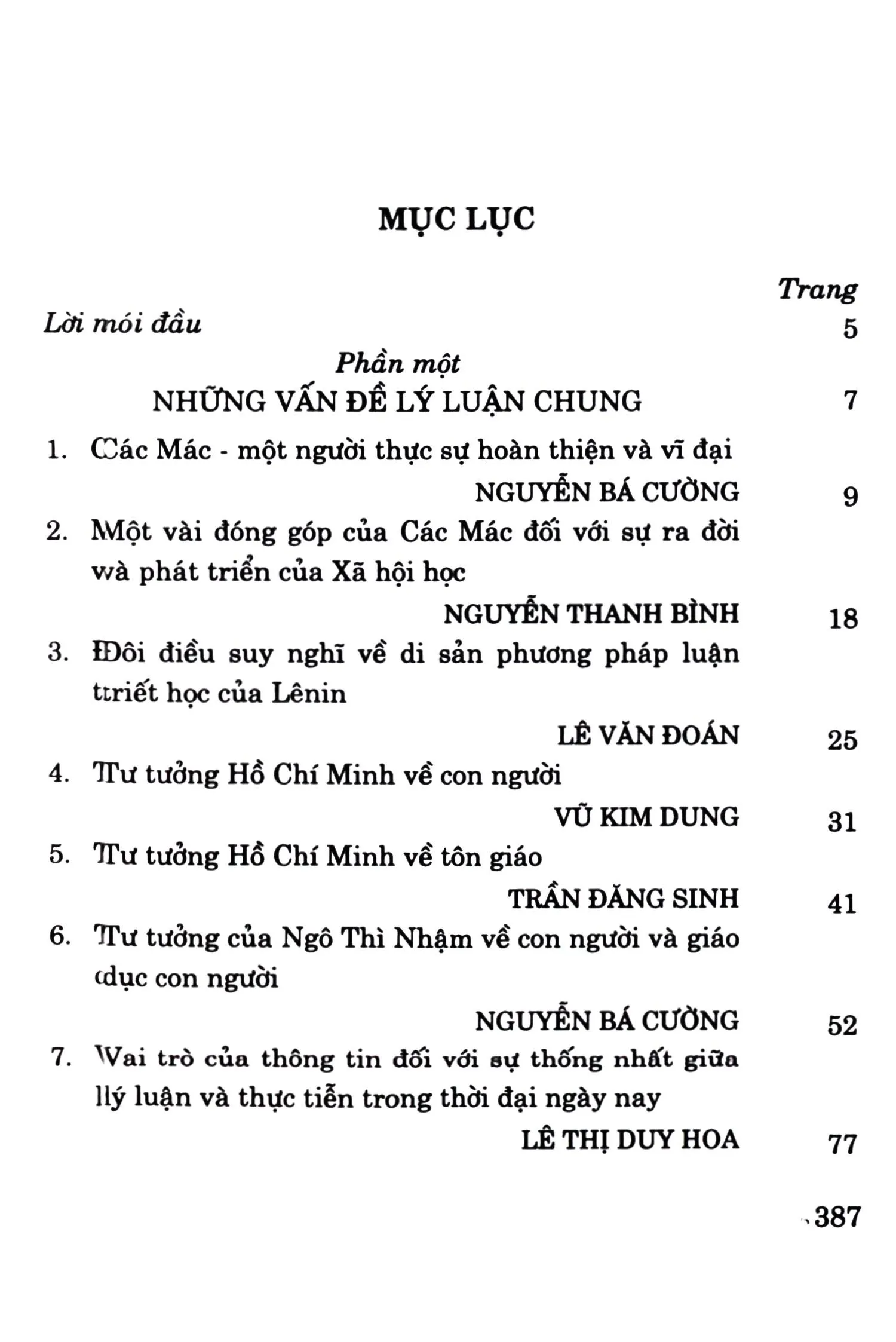 Trang bìa chính thức sách Triết học những vấn đề nghiên cứu và giảng dạy