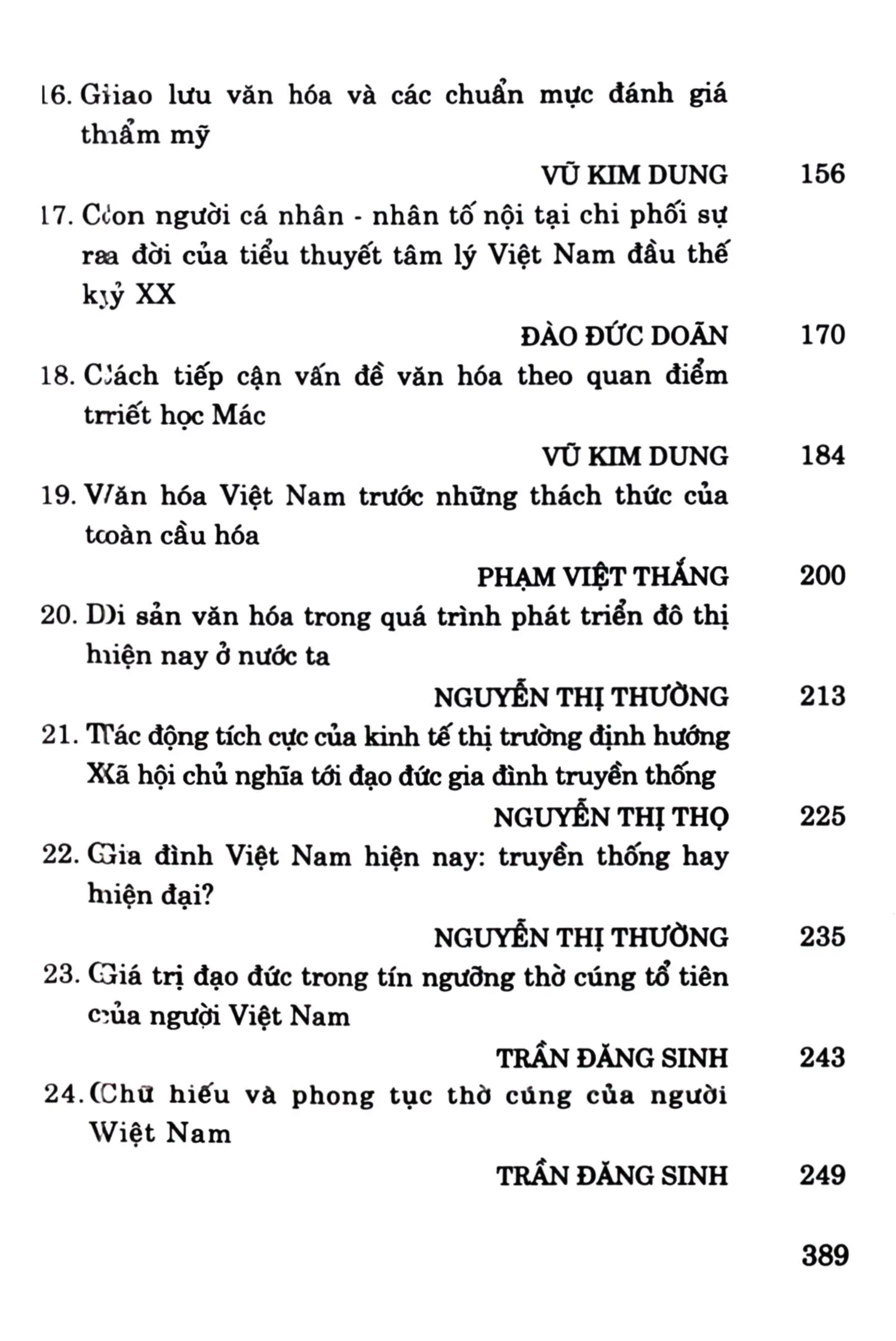 Mục lục chi tiết trang 2 sách Triết học những vấn đề nghiên cứu và giảng dạy