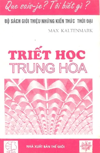 Ảnh bìa của Sách Triết học Trung Hoa