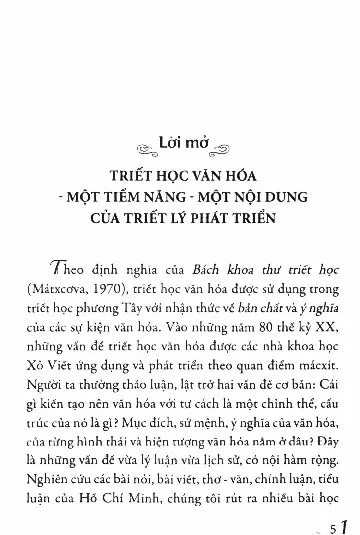 Mục lục chi tiết trang 2 sách Triết học văn hóa trong đạo đức Hồ Chí Minh