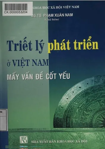 Ảnh bìa của Sách Triết lý phát triển ở Việt Nam mấy vấn đề cốt yếu