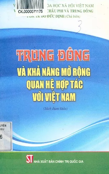 Ảnh bìa của Sách Trung Đông và khả năng mở lại quan hệ hợp tác với Việt Nam