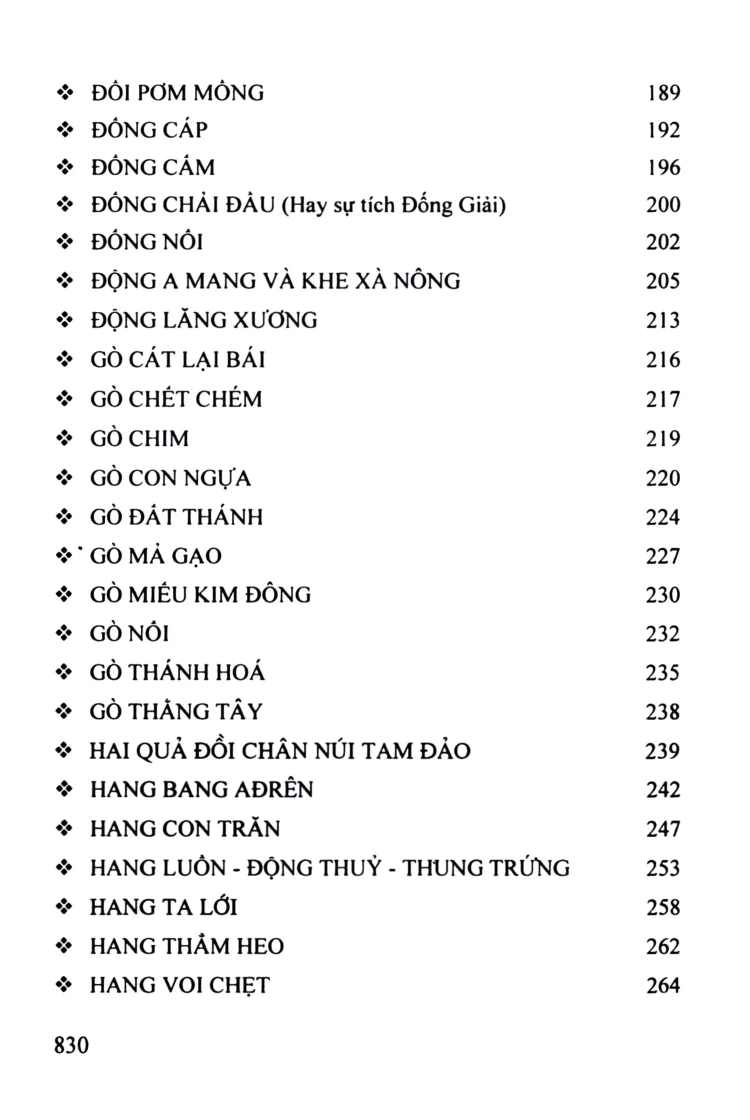 Mục lục chi tiết trang 1 sách Truyện kể địa danh Việt Nam