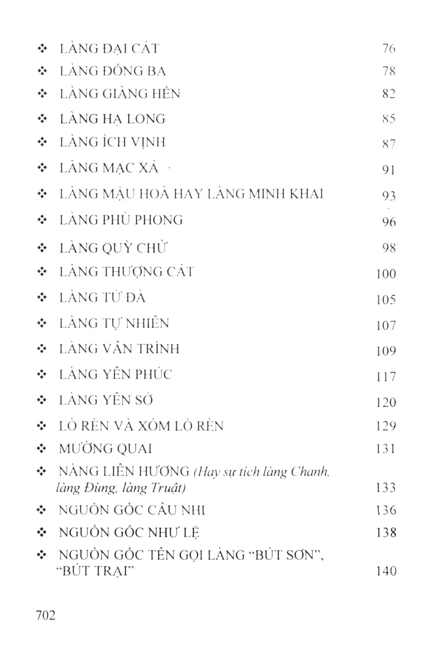Mục lục chi tiết trang 1 sách Truyện kể địa danh tập 3, địa danh xã hội