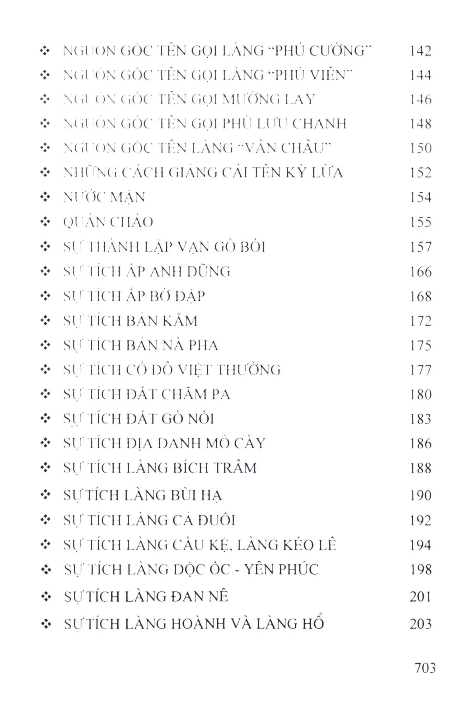 Mục lục chi tiết trang 2 sách Truyện kể địa danh tập 3, địa danh xã hội