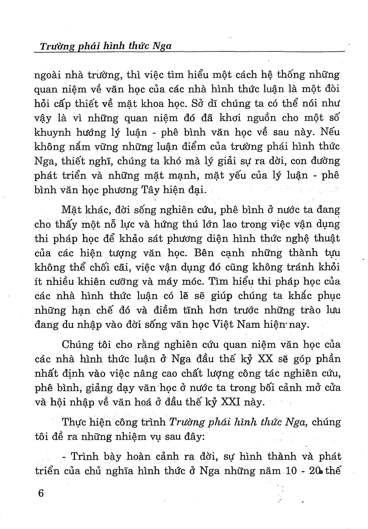 Mục lục chi tiết trang 1 sách Trường phái hình thức Nga