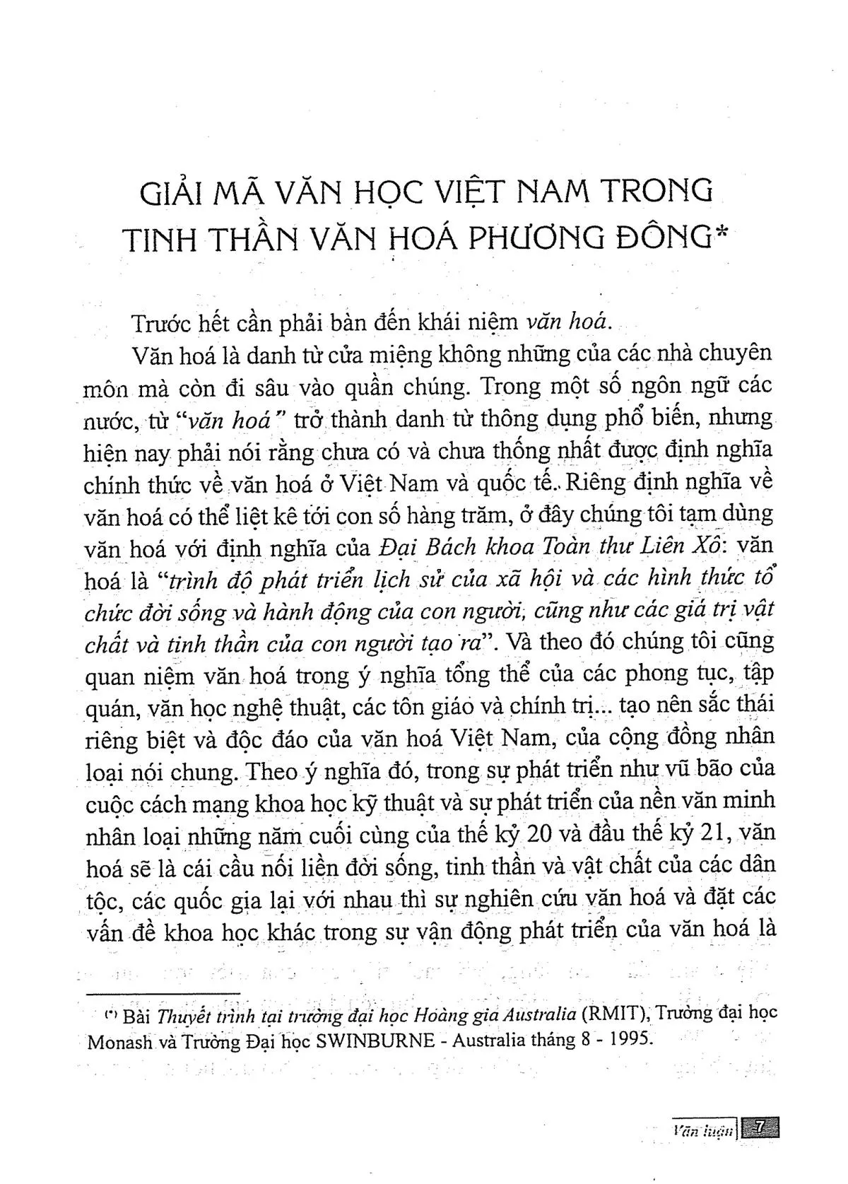 Mục lục chi tiết trang 1 sách Văn luận