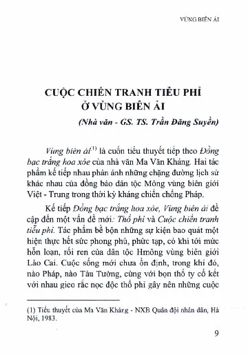 Mục lục chi tiết trang 3 sách Vùng biên ải