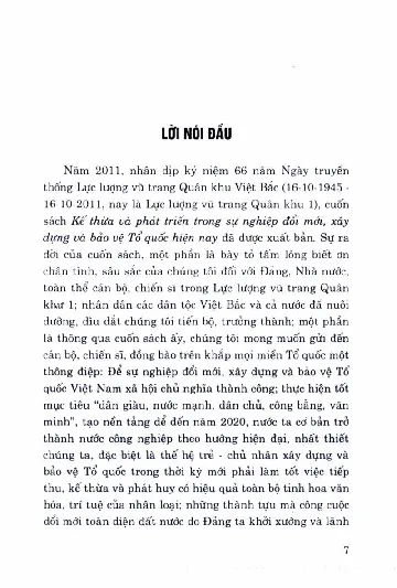 Mục lục chi tiết trang 3 sách Xây dựng và bảo vệ tổ quốc trong tình hình mới