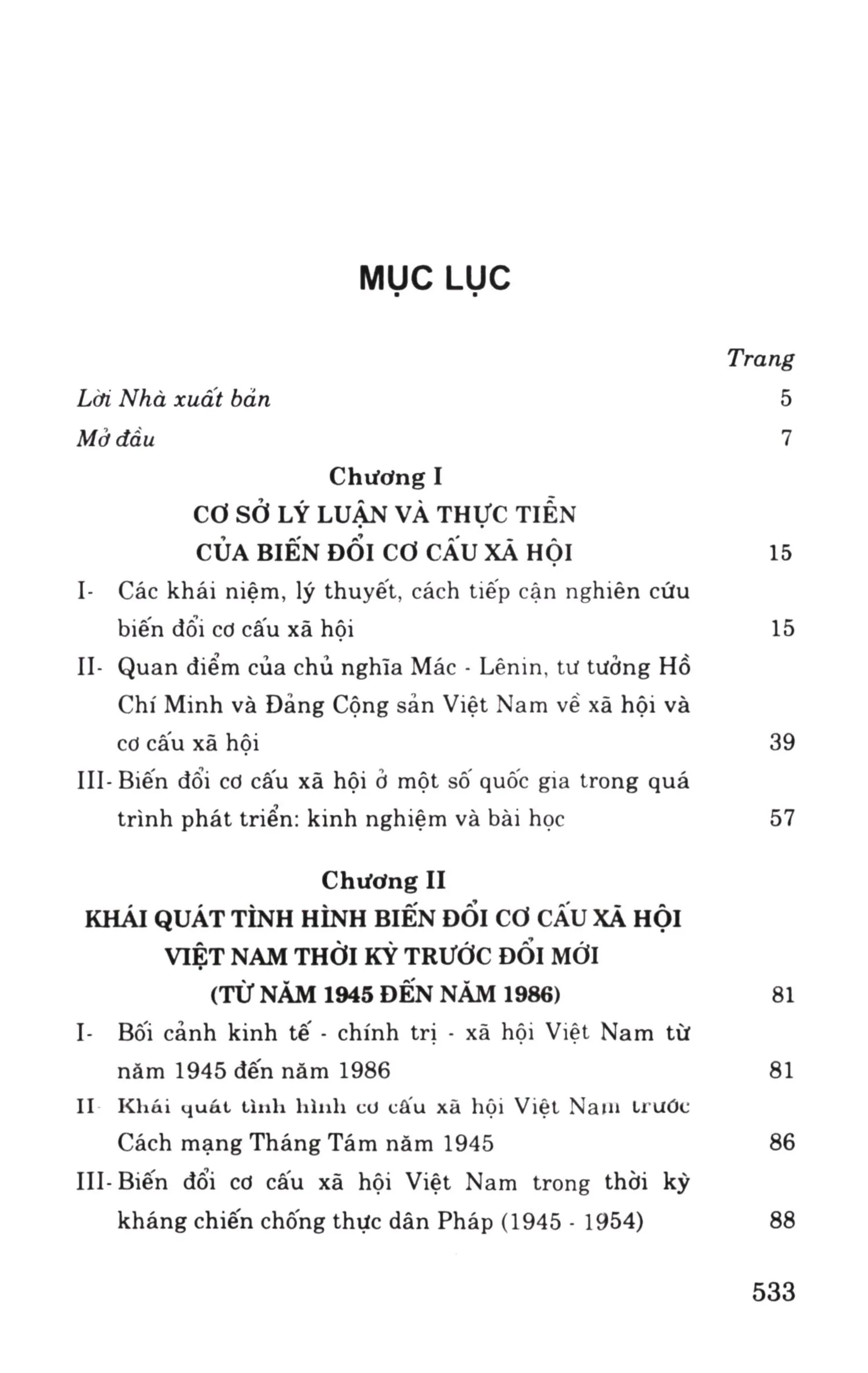 Ảnh bìa của Sách Xu hướng biến đổi cơ cấu xã hội Việt Nam