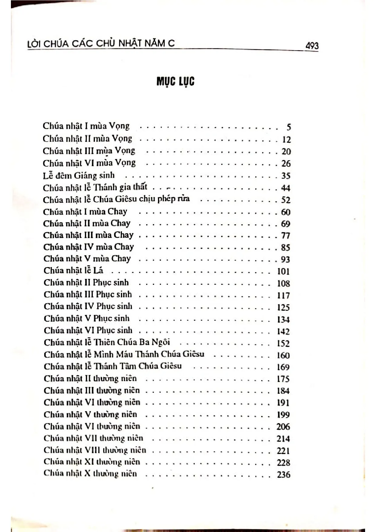 Trang bìa chính thức sách Giải nghĩa lời Chúa, phụng vụ năm C 1997 - 1998