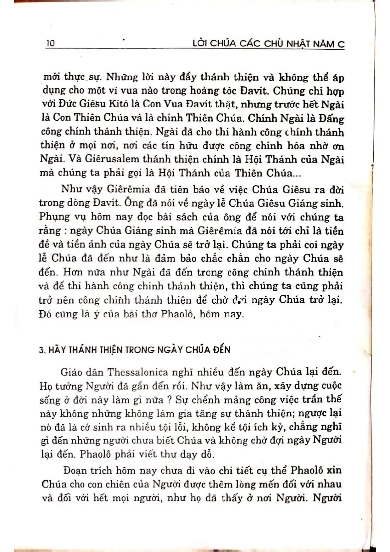 Nội dung mục lục và hình ảnh sách Giải nghĩa lời Chúa, phụng vụ năm C 1997 - 1998 - Trang 7