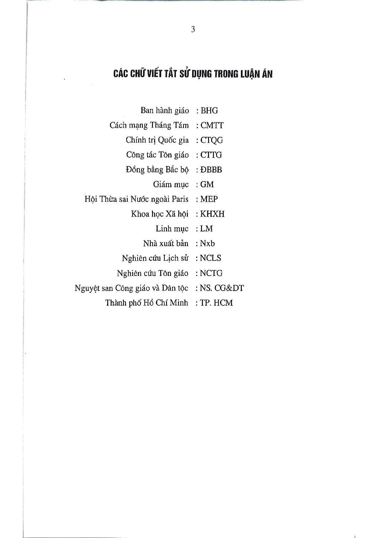 Mục lục chi tiết trang 1 sách Tổ chức xứ, họ đạo Công giáo ở Đồng bằng Bắc Bộ đến trước Cách mạng tháng Tám 1945