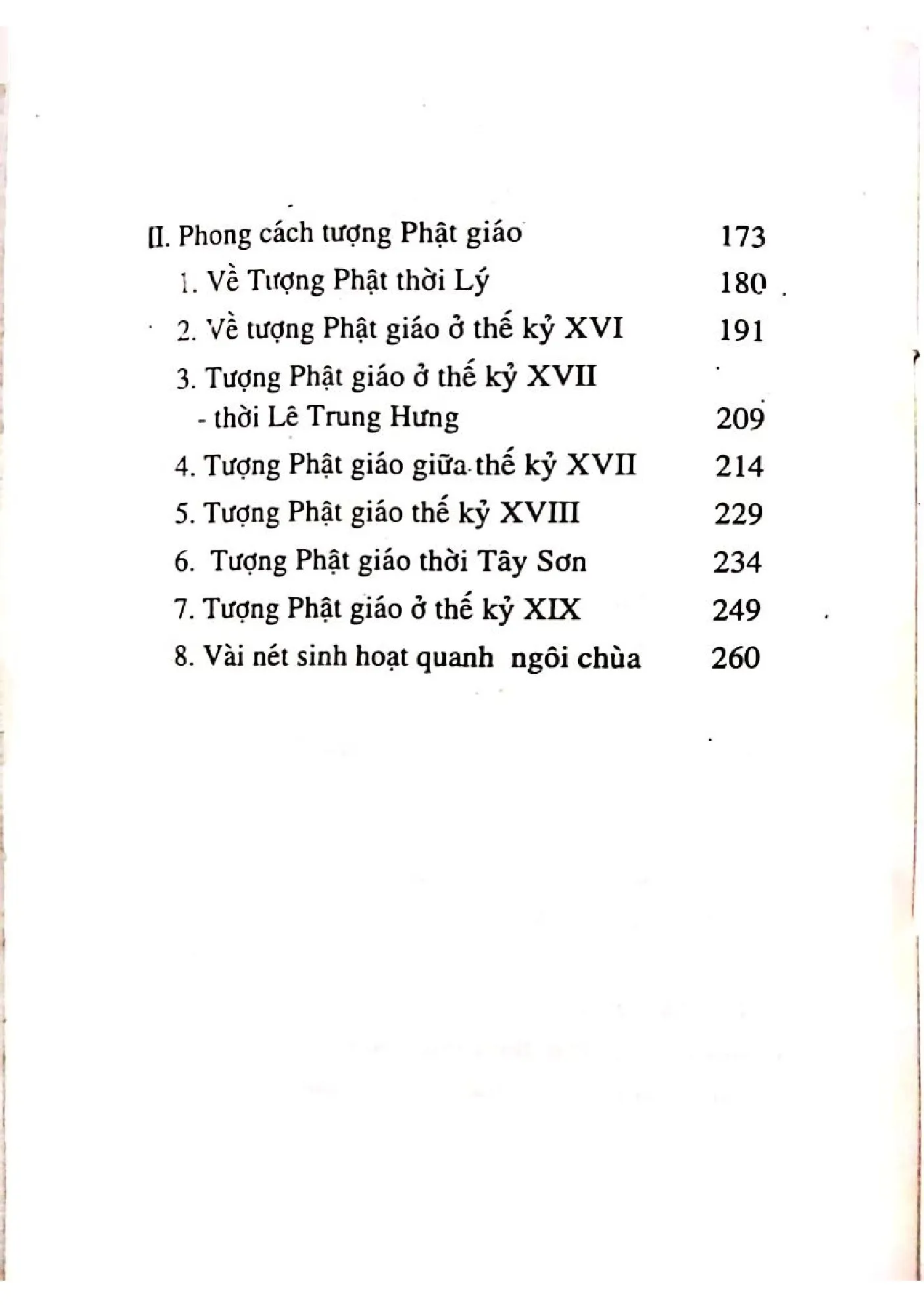 Mục lục chi tiết trang 2 sách Chùa Việt
