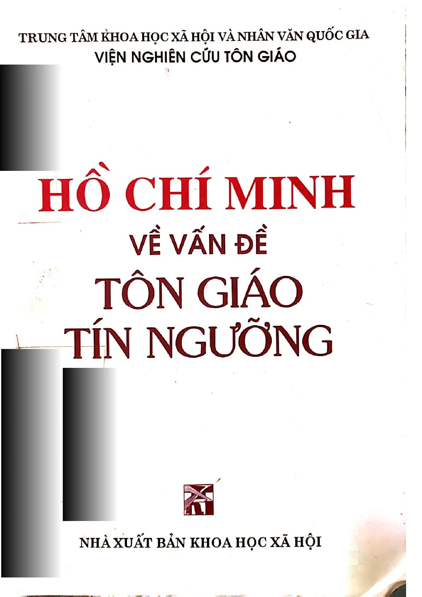 Ảnh bìa của Sách Hồ Chí Minh về vấn đề tôn giáo tín ngưỡng