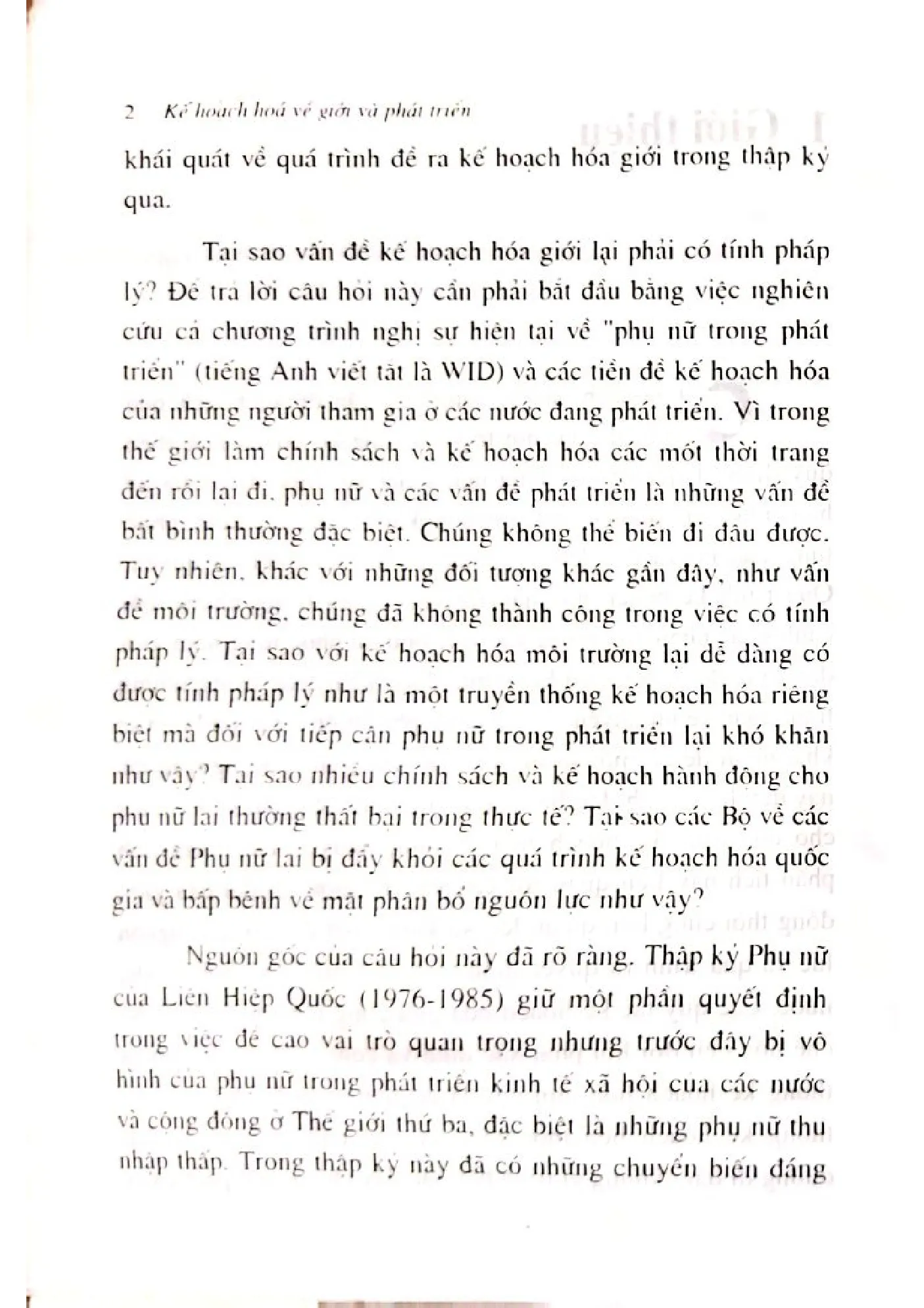Nội dung mục lục và hình ảnh sách Kế hoạch hóa về giới và phát triển - Trang 6