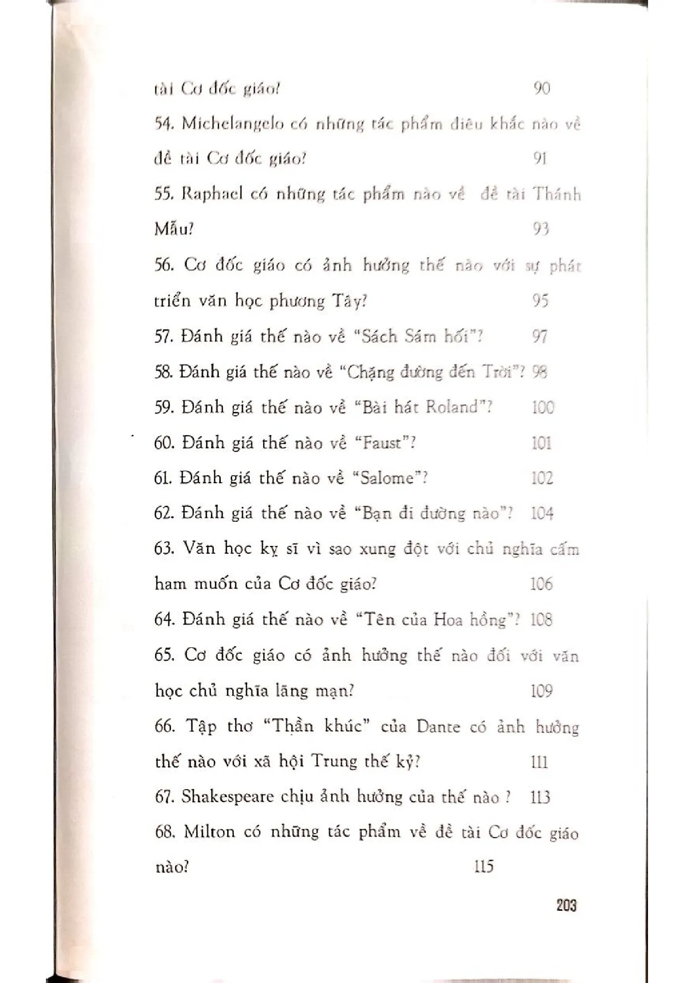 Nội dung mục lục và hình ảnh sách Nghệ thuật tủ hỏi đáp về đạo Cơ đốc - Trang 5