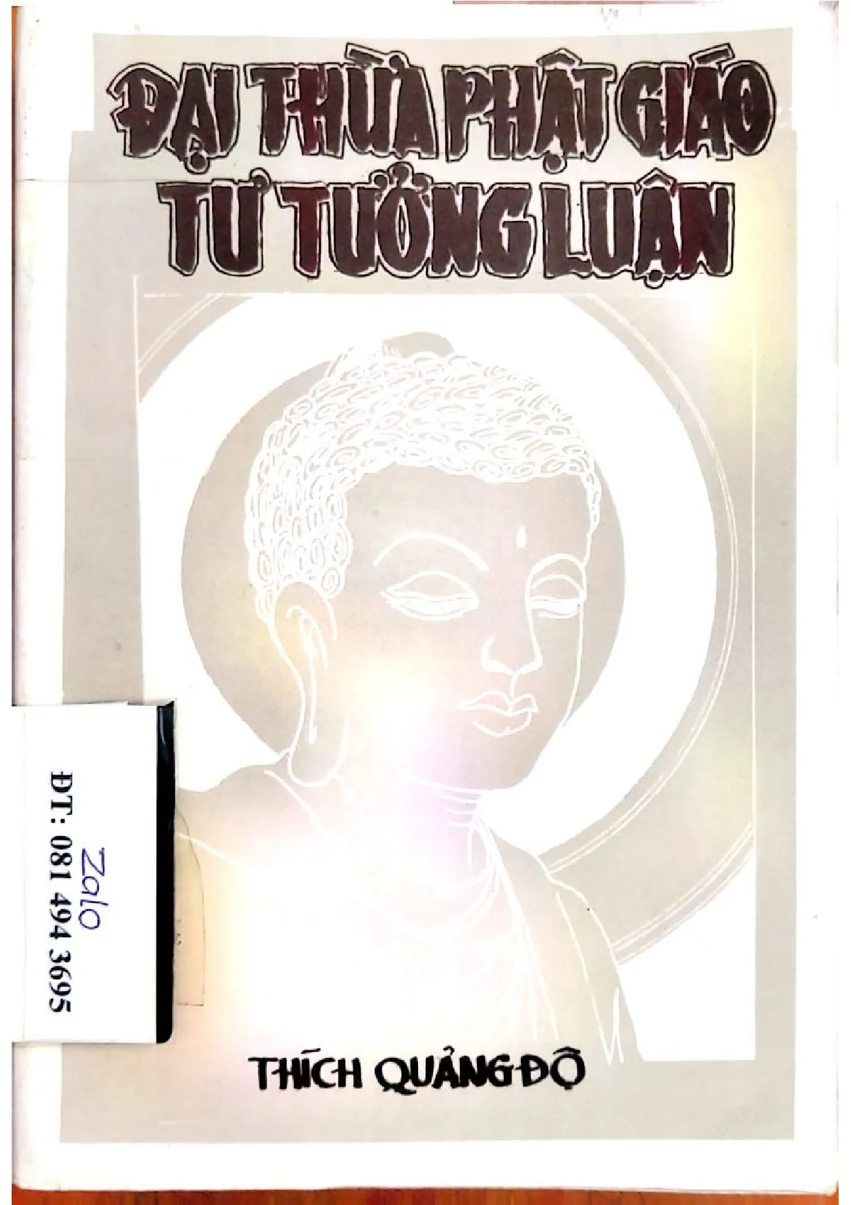 Ảnh bìa của Sách Đại thừa phật giáo tư tưởng luận