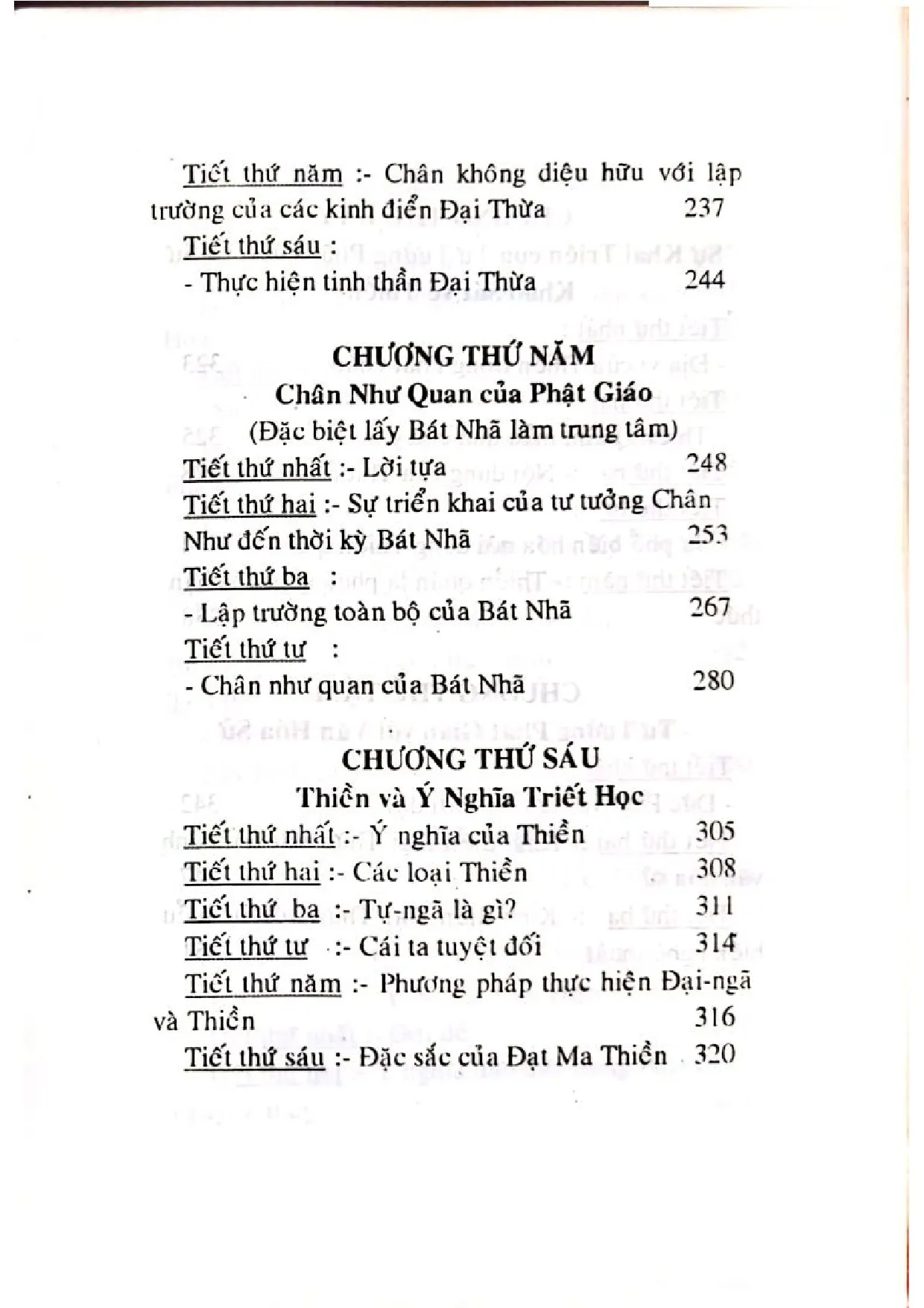 Nội dung mục lục và hình ảnh sách Đại thừa phật giáo tư tưởng luận - Trang 7