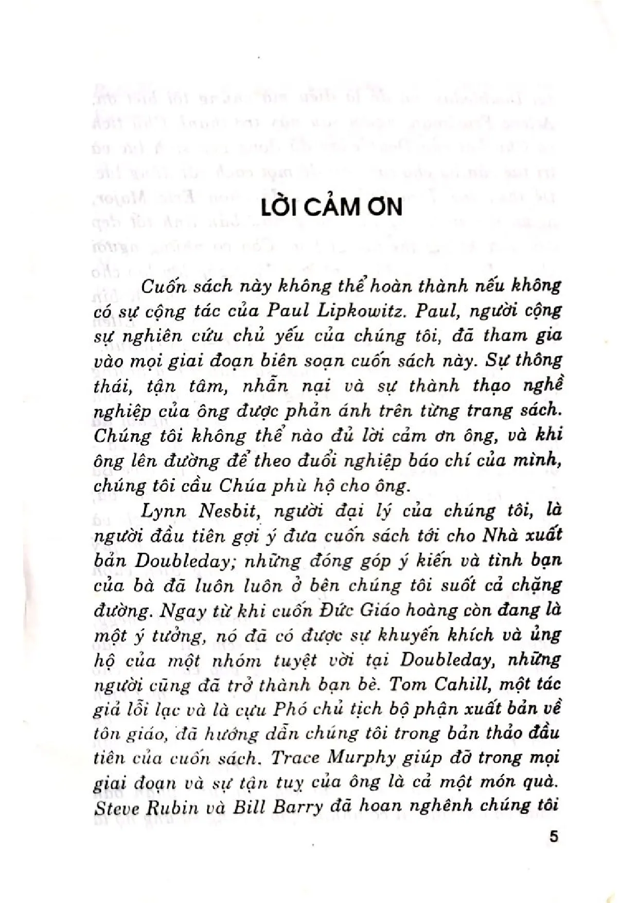 Mục lục chi tiết trang 2 sách Đức Giáo Hoàng John Paul II và lịch sử bị che đậy trong thời đại chúng ta