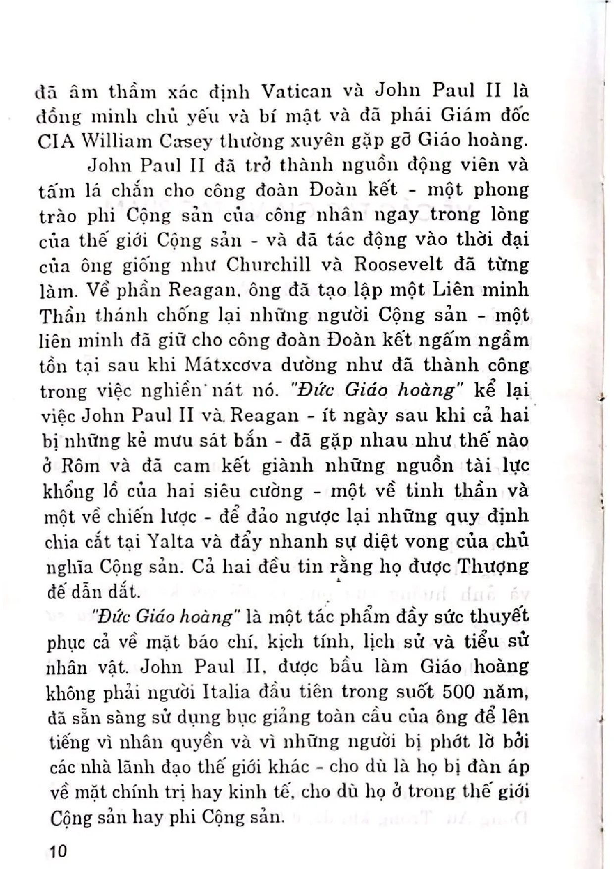 Nội dung mục lục và hình ảnh sách Đức Giáo Hoàng John Paul II và lịch sử bị che đậy trong thời đại chúng ta - Trang 6