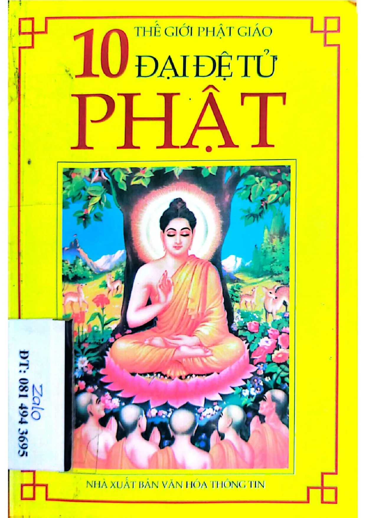 Ảnh bìa của Sách 10 đại đệ tử Phật