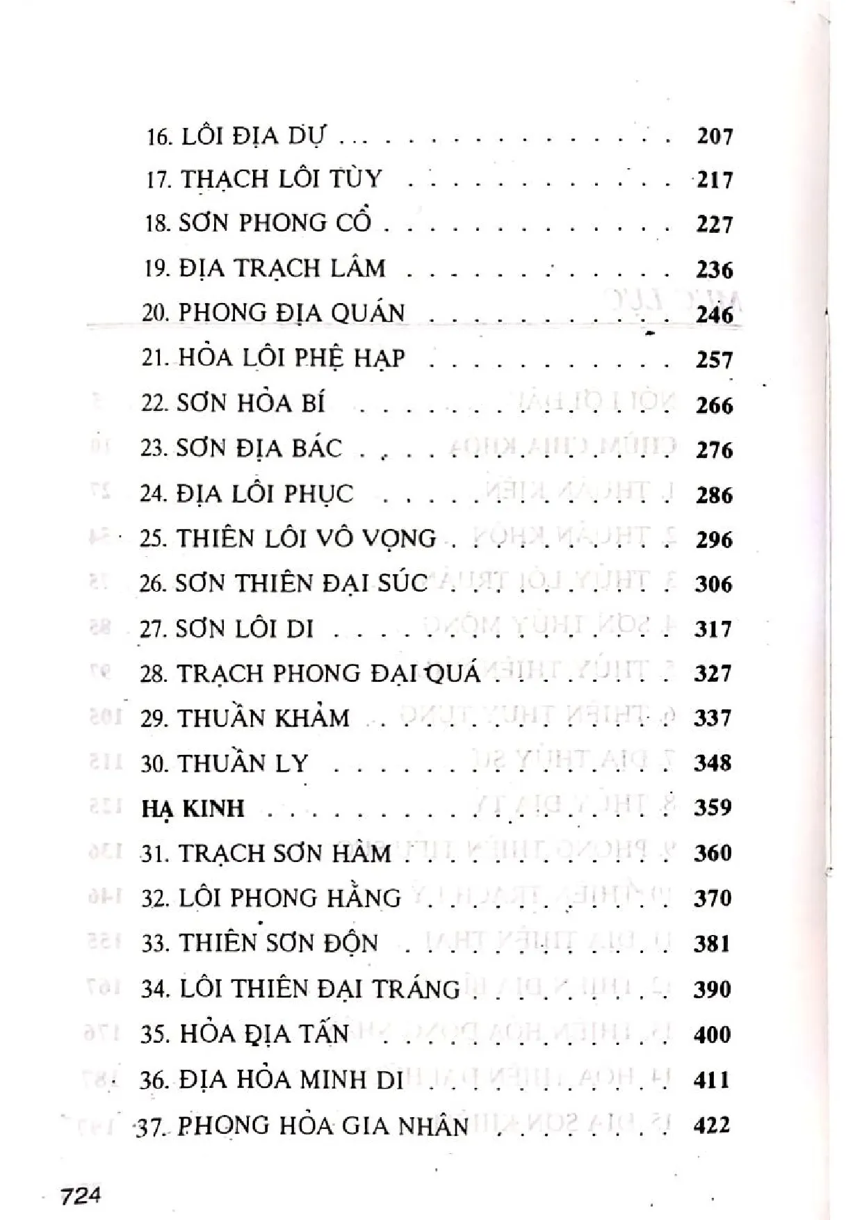 Mục lục chi tiết trang 2 sách Về nguồn văn hóa Á Đông Kinh dịch (ứng dụng trong đời sống)