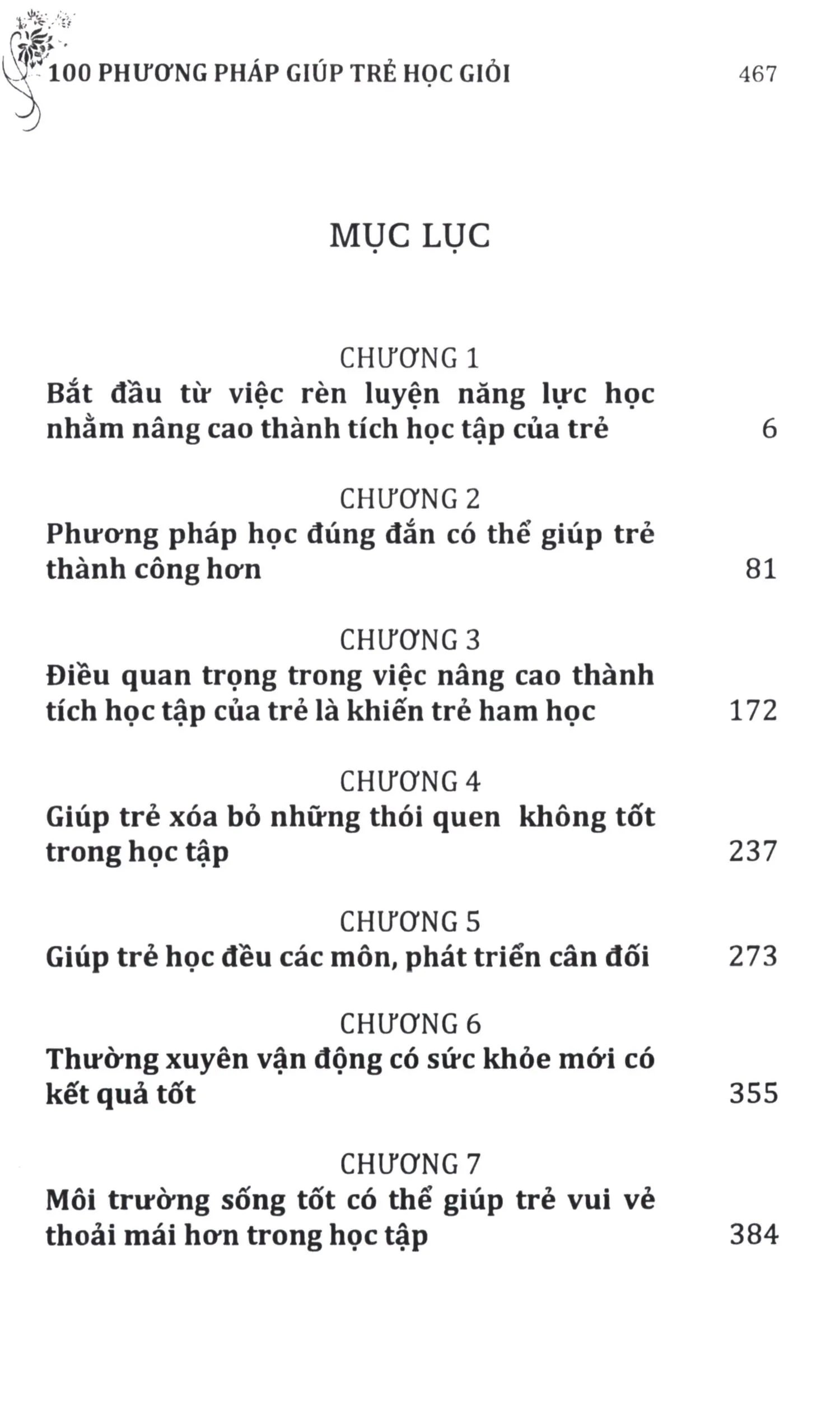 Trang bìa chính thức sách 100 phương pháp giúp trẻ học giỏi
