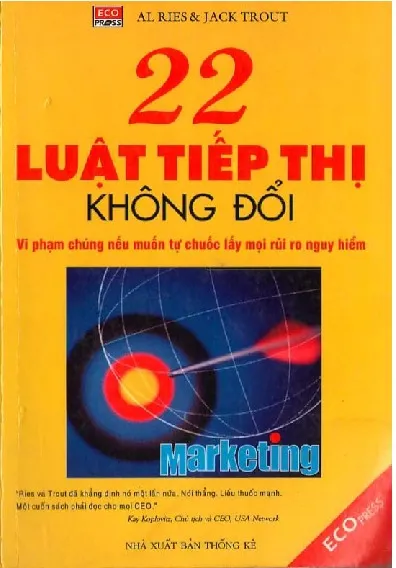 Ảnh bìa của Sách 22 Luật tiếp thị không đổi