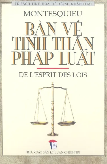 Ảnh bìa của Sách Bàn về tinh thần pháp luật