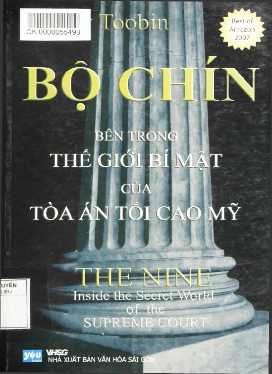 Ảnh bìa của Sách Bộ chín bên trong thế giới bí mật của tòa án tối cao Mỹ