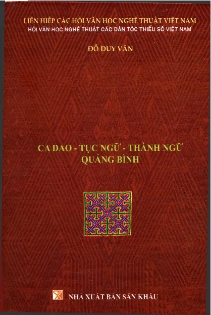 Ảnh bìa của Sách Ca dao - Tục ngữ - Thành Ngữ Quảng Bình