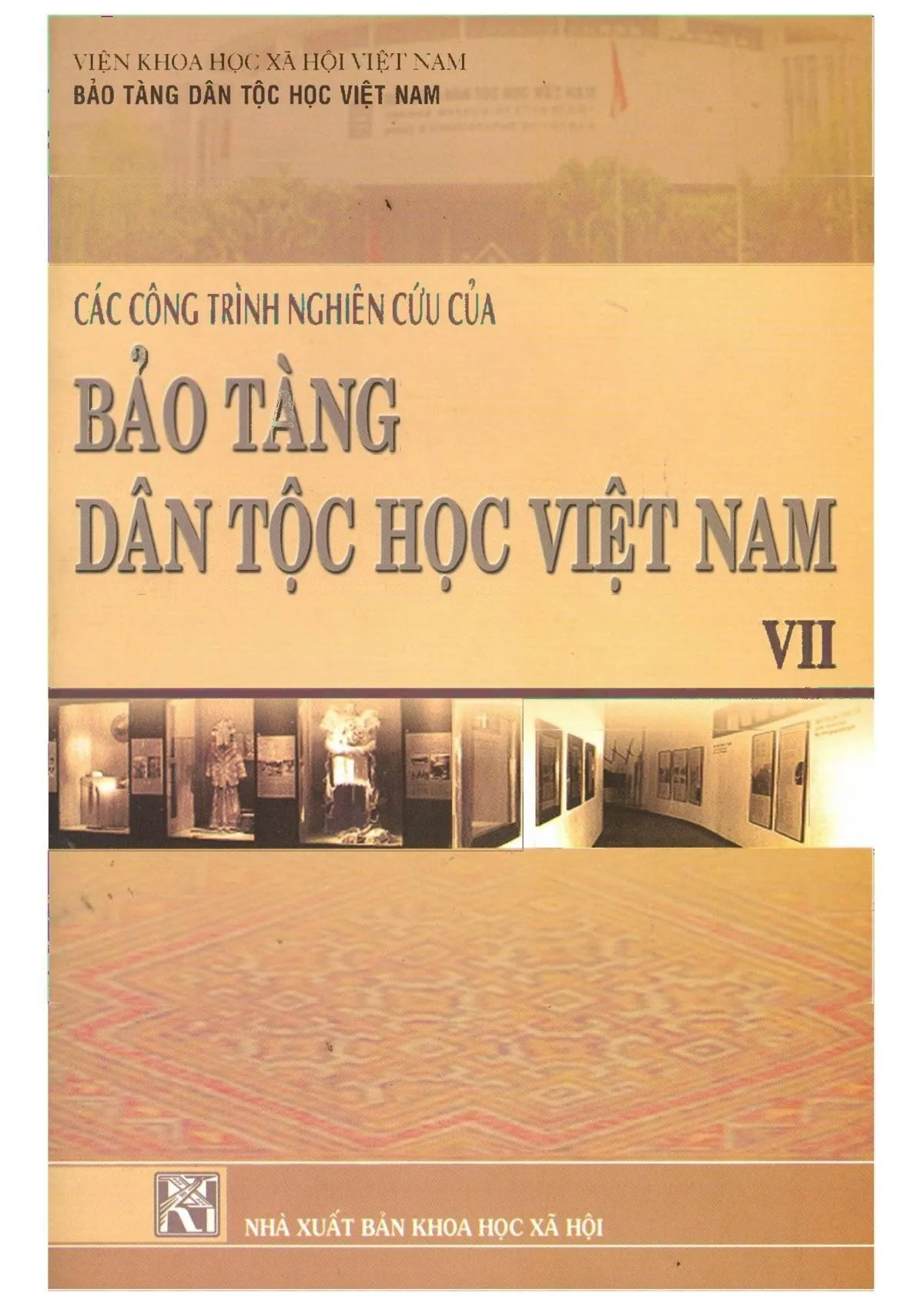 Ảnh bìa của Sách Các công trình nghiên cứu của Bảo tàng Dân tộc học Việt Nam. Tập 7