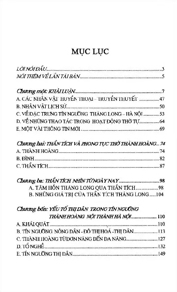 Trang bìa chính thức sách Các Thành Hoàng & Tín ngưỡng Thăng Long - Hà Nội