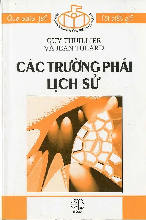 Ảnh bìa của Sách Các Trường phái Lịch sử