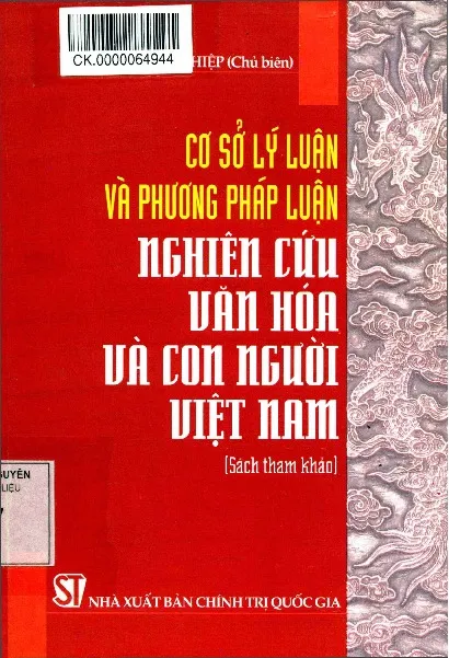 Ảnh bìa của Sách Cơ sở lý luận và phương pháp luận nghiên cứu văn hóa và con người Việt Nam