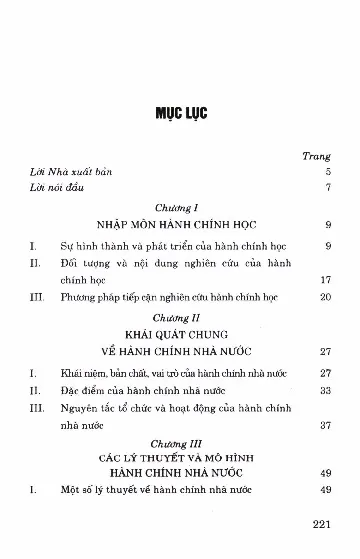 Trang bìa chính thức sách Cơ sở lý luận và thực tiễn về hành chính nhà nước