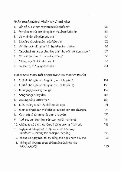 Mục lục chi tiết trang 1 sách Cơ thể ta đã hai triệu năm giải mã các căn bệnh thời hiện đại