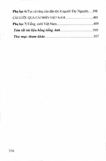 Mục lục chi tiết trang 1 sách Chân dung con người qua cái nhìn Việt Nam