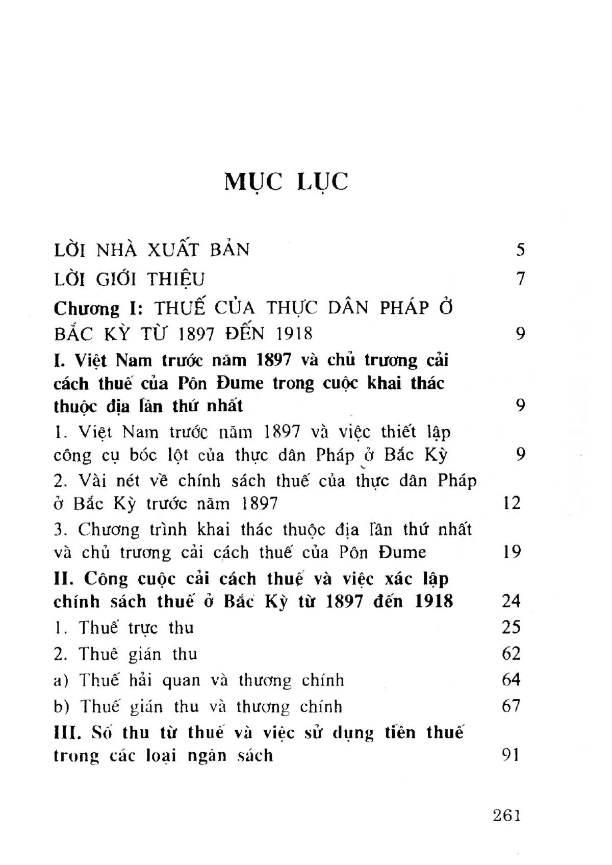 Trang bìa chính thức sách Chế độ thuế của thực dân Pháp ở Bắc kỳ từ 1897 đến 1945