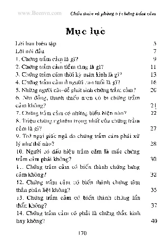 Trang bìa chính thức sách Phỏng đoán điều trị chứng trầm cảm