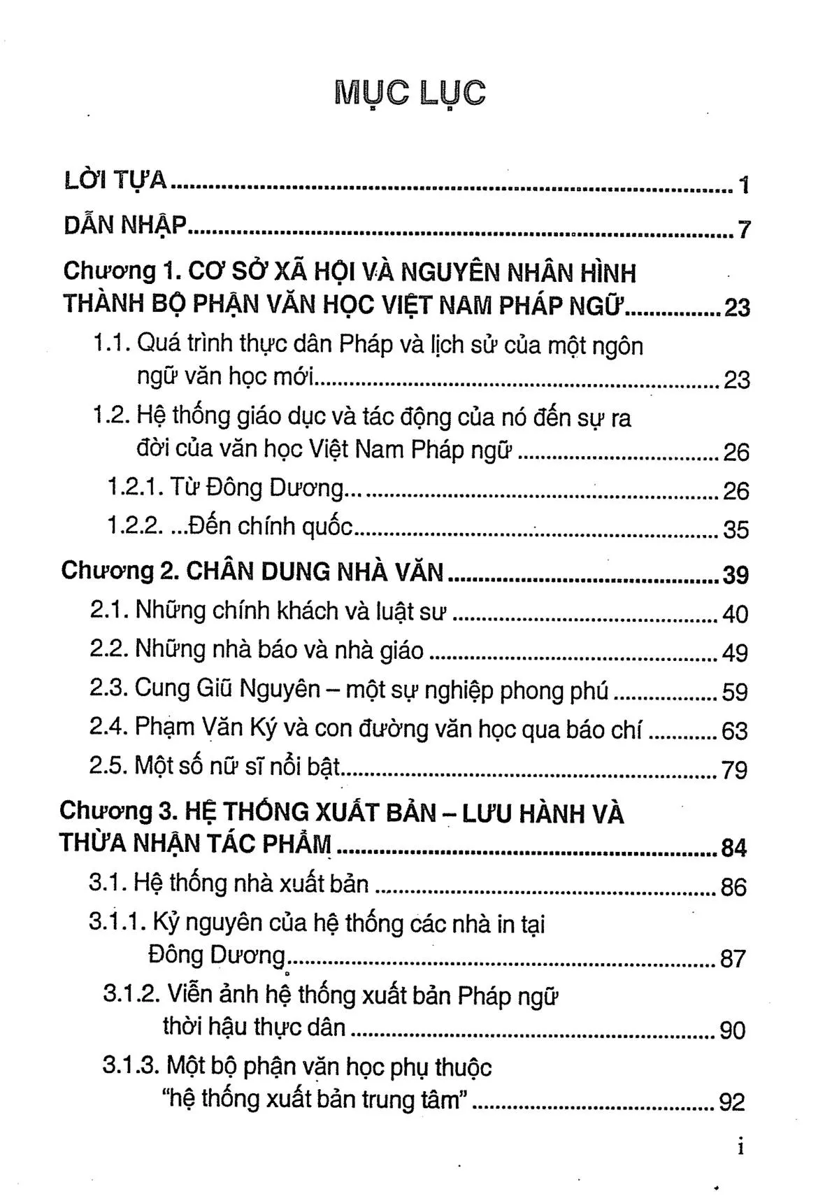 Trang bìa chính thức sách Diện mạo văn học Việt Nam Pháp ngữ (từ cuối thế kỷ XIX đến 1975)