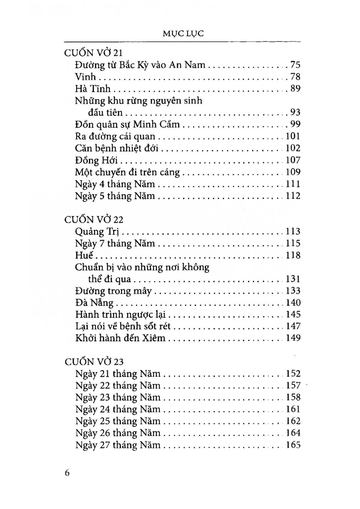 Mục lục chi tiết trang 1 sách Du ngoạn vòng quanh châu Á trên lưng ngựa. Nhật ký Việt Nam năm 1892