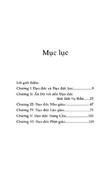 Trang bìa chính thức sách Đạo đức học Đông Phương