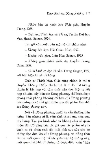 Mục lục chi tiết trang 3 sách Đạo đức học Đông Phương