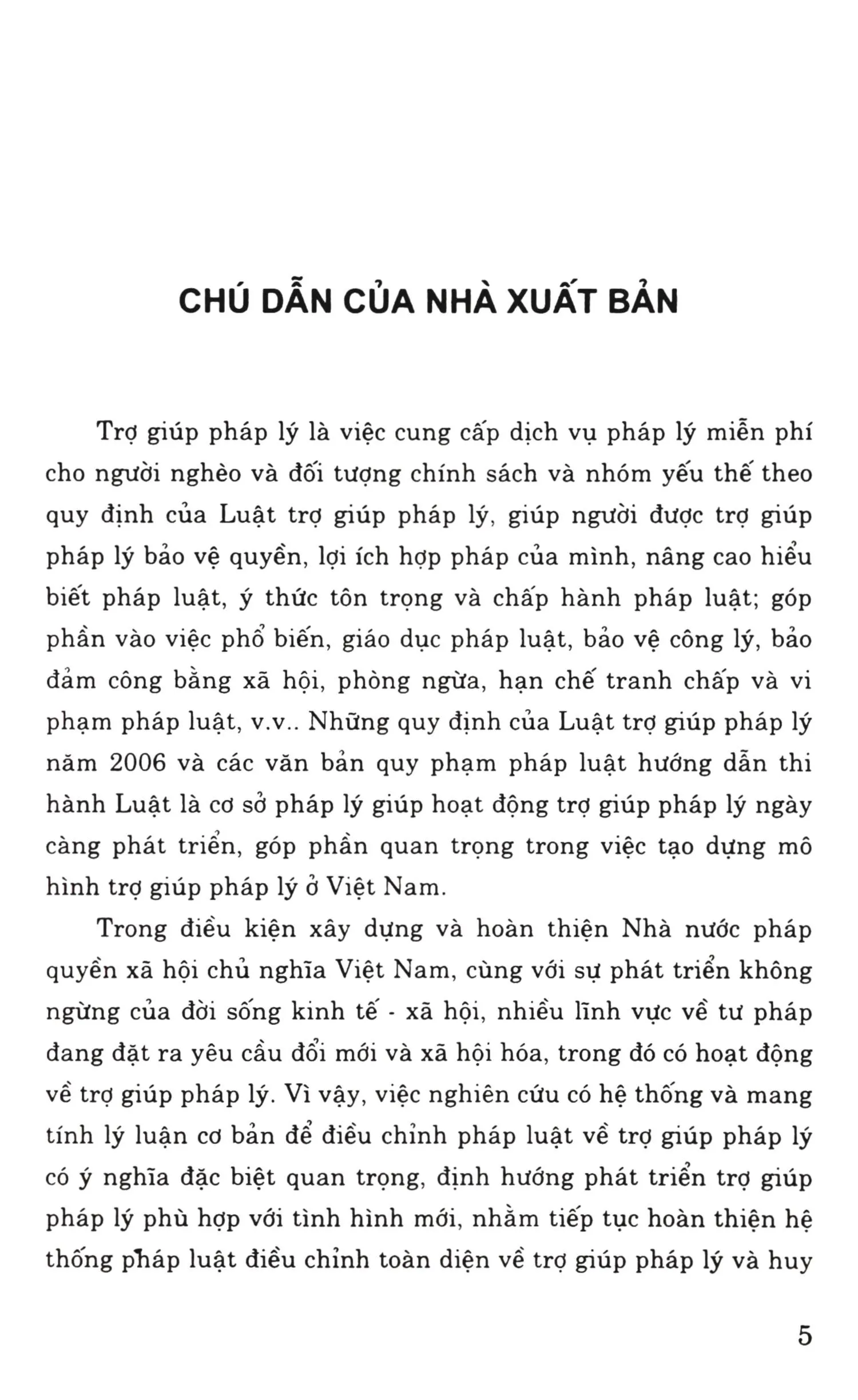 Mục lục chi tiết trang 3 sách Điều chỉnh pháp luật về trợ giúp pháp lý ở Việt Nam trong điều kiện đổi mới